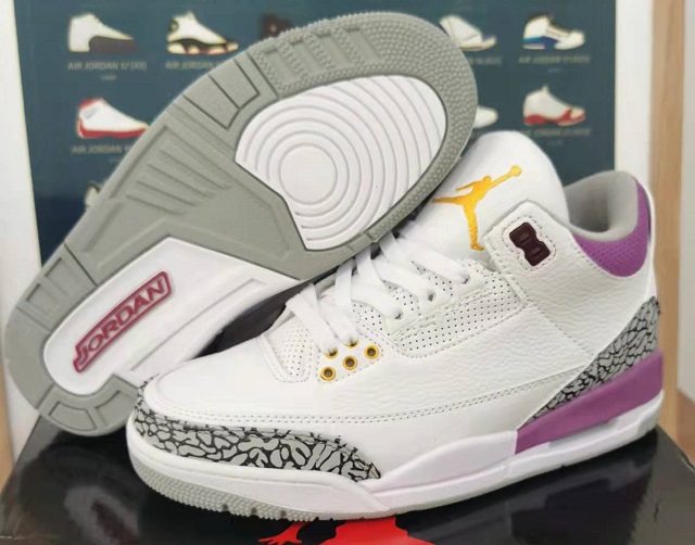 Air Jordan 3 Cement White Yellow - Click Image to Close